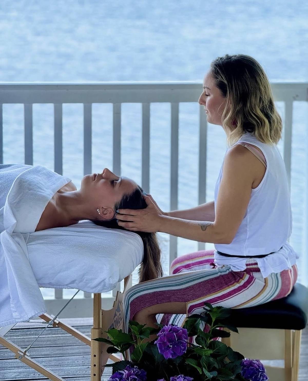 Waterside massage at the Shore